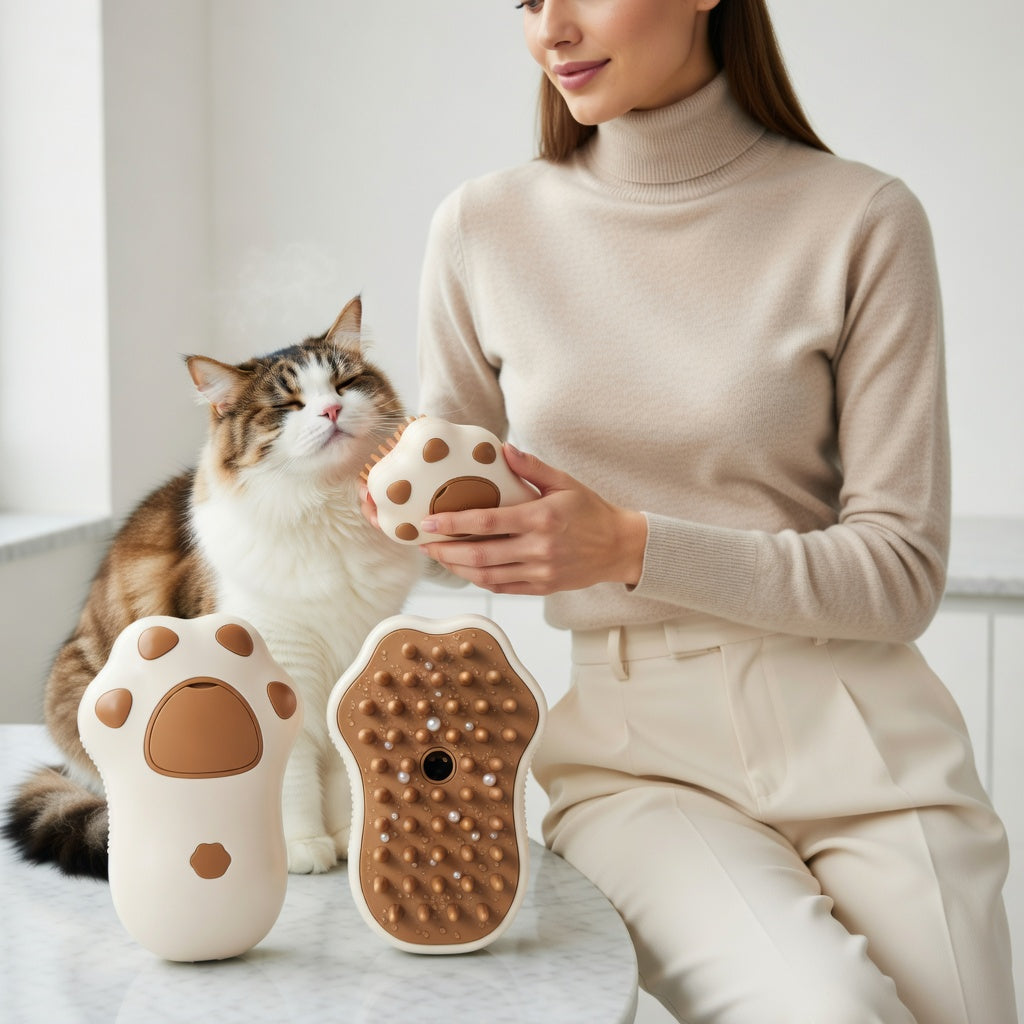 Your cat groomed, your home cleaner